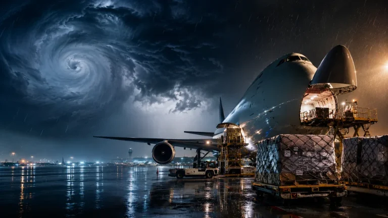 When Typhoon Saudel Disrupts Air Cargo: How Time-Critical Logistics Keeps Supply Chains Moving
