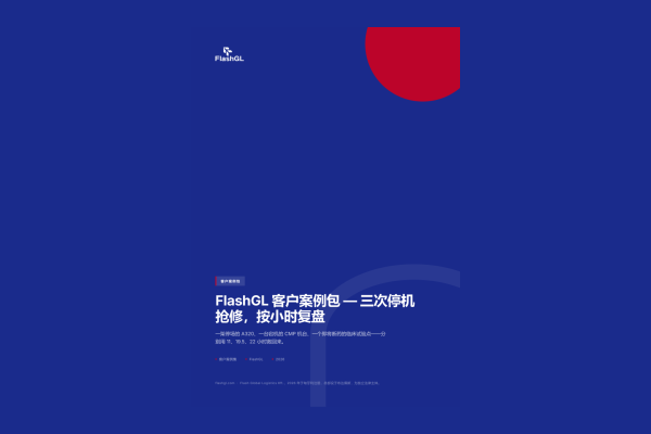 FlashGL 客户案例包 — 三次停机抢修，按小时复盘