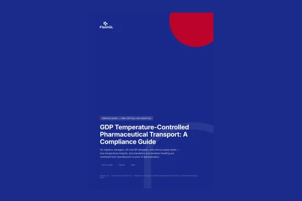 Transporte farmacéutico con temperatura controlada conforme a GDP: guía de cumplimiento